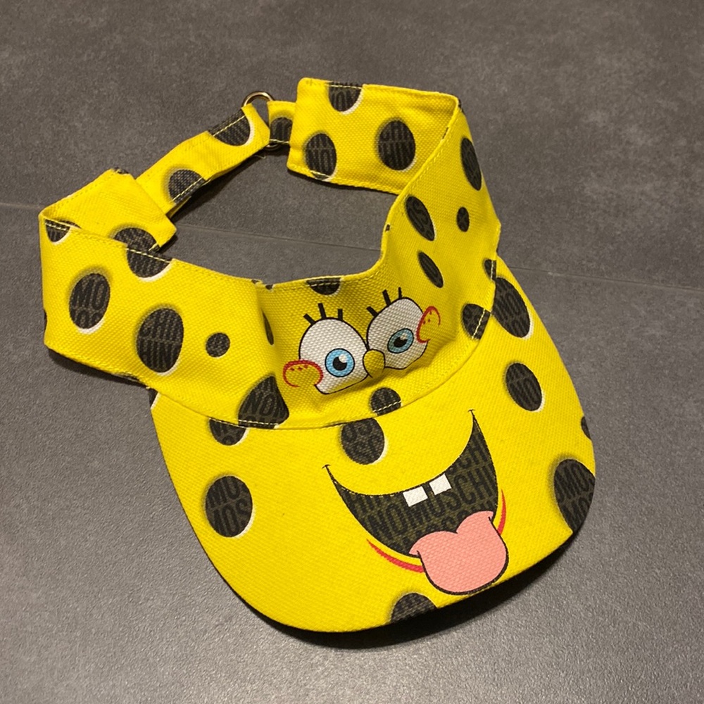 Authentic Moschino SpongeBob Sun Visor brand new